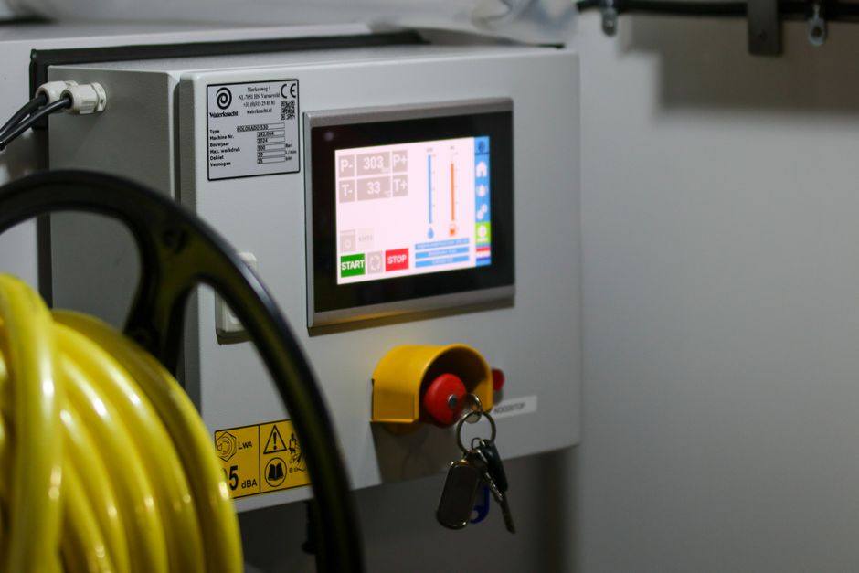 Network engineer documenting switch and firewall configuration for a Calgary business
